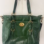Coach Vintage Patent Leather  Purse Rich Green Photo 8