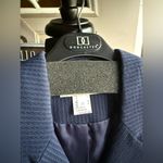 Vintage Doncaster blue pin stripe wool blend business suit vest, size 12 Photo 12