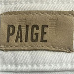 Paige EUC  Skyline Skinny Ankle Jeans White Classic Five Pocket Sz 27 Photo 6