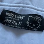 Hello Kitty  Forever 21 White Velour Jacket Crop Rhinestone Women’s Large A10 Photo 8