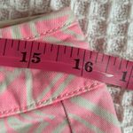 American Eagle Y2K Aztec tribal pattern pink & tan midi stretch cuffed shorts 8 Photo 6