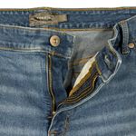 Torrid 24R Straight Leg Jeans Distressed Stretch Zip-Fly Hi-Rise Whiskered Blue Photo 3