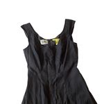 Nikki Valentine Irish Linen Dress Black Size 4 Photo 5