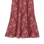 Keepsake  Leticia Lace Embroidered Midi Dress Rose Pink M Photo 3