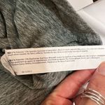 Zobha  Standard Melange Twist Front Yoga Crop Top in Balsam Green Heather Photo 6