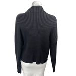 VICI Women's Black Ribbed Knit Long Sleeve Stitch Turtleneck Sweater Top Size M Photo 2