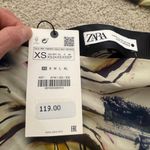 ZARA  NWT Elegant One-Shoulder Abstract Top Photo 3