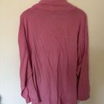 Lands' End Women's 2X Long Sleeve Cowl Neck Shirt Tunic Comfy Pink Stripe Top Photo 8
