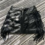 Black leather skirt Size 8 Photo 1