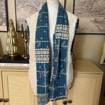 Free People Vera Plaid Patch Sherpa Vest Oversized Boho Size Small Photo 2