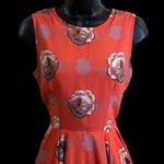 Maison Jules Hibiscus Bloom Combo Pink Sleeveless Floral Fit & Flare Mini Dress Photo 3