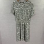 Boden Flutter Sleeve Jersey Dress In Pea Oriental Paradise Size 8P Green Photo 1