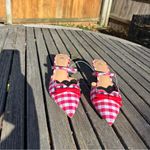 Wild Fable Nwt - Women's Lysandra Gingham Eyelet Kitten Heels - size 8.5 plaid Photo 1