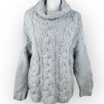 Dance & Marvel Chunky Cable Knit Chenille Turtleneck Sweater Size M/L Photo 0