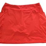 Puma REEL LEGENDS Red Orange Fish Scale Cabana Skort Pockets Skirt ~ Ladies Size XL Photo 0