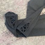 Woman Within  Women’s Grey Caged Soft Plus Size Leggings M 14/16 Photo 3