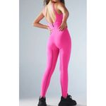 Savage X Fenty NWT Poppin Pink Hotline Jumpsuit 2X Pink Athleisure Sexy Preppy Photo 2