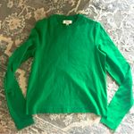 COS  Vibrant Green Long Sleeve Top Photo 0