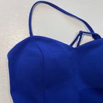 Sequin Hearts New Double Layer Fit & Flare Dress Sweetheart Neck Royal Blue Size 11 Photo 16