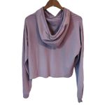 Marine layer Cropped Hoodie Women's XL Soft Dusty Mauve Pink Lilac Drawstring Photo 1