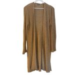 Joseph A tan knit open duster cardigan size M Photo 1