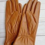Sole Society Leather Gloves with Braided Trim NWT Photo 1
