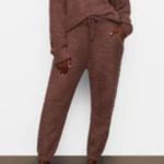 SKIMS  Cozy Knit Jogger Pants in Garnet Photo 1