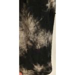 Vestique  Tie Die Black Grey High Collar Longsleeve Short Dress Women's Sz Medium Photo 4