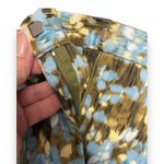 Style & Co  8P Multicolor Stretch Capri Pants Abstract Print Boho Side Slits Y2K Photo 3