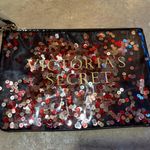 Victoria's Secret Black and Red Sequin Wristlet NWOT Photo 2