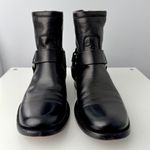 Frye Black Leather Ankle Boots Photo 1