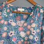 Jade Melody Tam Pastel Floral Short Wide Sleeve V Photo 4