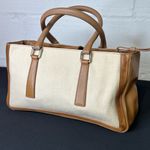Coach Bonnie Linen Satchel Bag Photo 1