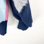 ADORA Multicolored Long Balloon Cuff Sleeves Patchwork Floral Detail Sweater M/L Size L Photo 10