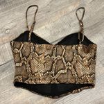 ZARA snakeskin corset top Photo 4