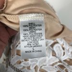 Lulus NEW 'Pinnacle of Prestige' Ivory Floral Lace Midi Dress Women's Size Large Photo 8