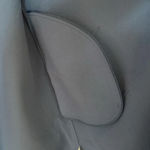 Zimmermann Fringed Wool Coat Wrap Robe Style Trench Coat Periwinkle Blue Size 3 Photo 7