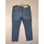 AGOLDE Willow Mid Rise Slim Crop Jeans Torch Wash Size 34 Soft Stretch Photo 2
