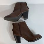 Charlotte Russe Brown faux leather Women's Boots Zippers On Both Sides size 7 Photo 6