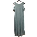 Soft Surroundings  Maxi Dress Womens Medium Cold Shoulder Pockets Travel Casual Photo 2
