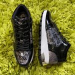 DKNY  Graffiti High Top Patent Leather Sneakers Photo 5