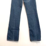LEVIS Straight Leg 505 Jeans Dark Wash ish Distressed Straight Leg Jean 6 Photo 15