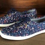 Keds Glory Sneaker in Navy Paint Splatter NEW Photo 3