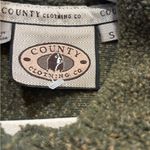 COUNTRY CLOTHING CO. GREEN BROWN FLEECE JACKET WITH HORSE DESIGN OVERSIZED SMALL Size undefined Photo 8