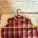 Krazy Kat  women sleeveless button down‎ top plaid size 2XL  100% cotton see pics Photo 6