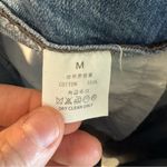 V Victoria Denim Overall Jumper Midi Dress Medium Blue Photo 5