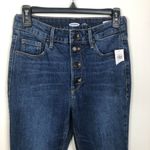 Old Navy NEW Extra High Rise Button Fly Flare Blue Jeans Womens Size 4 Photo 1