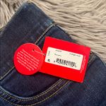 Spanx NWT high rise pull on stretch flare jeans midnight shade wash L Photo 3