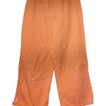 Chadwick's Coral and White Polka Dot Summer Capri Pants Cotton Womens Size 10 Photo 0