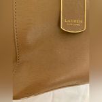 Lauren Ralph Lauren Leather Newbury Tan Tote Bag. Photo 7